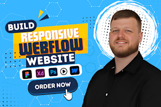 develop webflow website design, redesign, webflow expert or figma to webflow