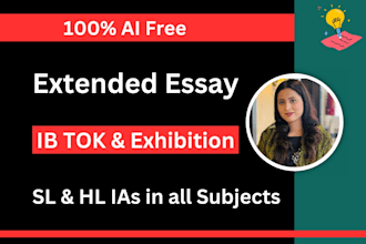 help in ib extended essays, sl and hl ias