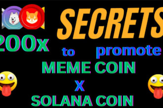 do crypto promotion and telegram marketing ,meme coin promotion and nft
