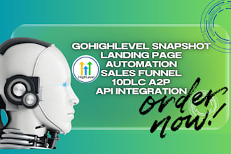 do gohighlevel api integration and webhook for snapshot contact automation ghl