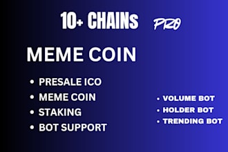 create cyptocurrency meme coin eth sol btc sui listing presale staking airdrop