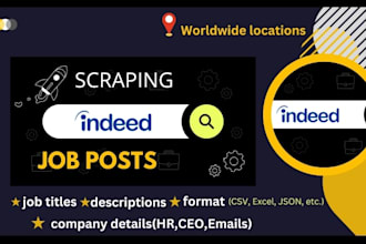 collect high quality recruitment leads from ziprecruiter,linkedin and indeed job