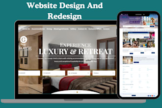 do squarespace website design redesign property management hotel booking website