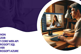 master artificial intelligence, python, net core, blazor, azure, sql server