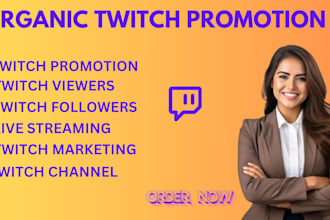 promote your twitch account to gain more followers