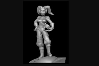 3d model, miniatures, ttrpg wargame,dnd tabletop zbrush,character printing, stl