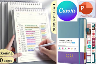 design  german kids daily planner with icons and play learn calendar in 24h