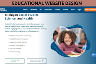 create lms website elearning website educational website lms landing page