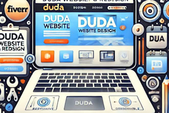 design a website using the duda website builder