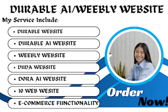 do durable website durable ai website duda website dora ai 10 web website weebly