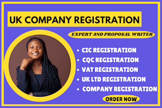 uk ltd fomartion cic and cqc registration,company registration for uk and non uk