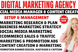 digital marketing specialist google ad business  social media manager SEO expert