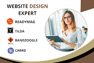 readymag readymag landing page tild carrd website design or redesign