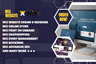 develop wix website wix website design wix online store wix redesign website wix