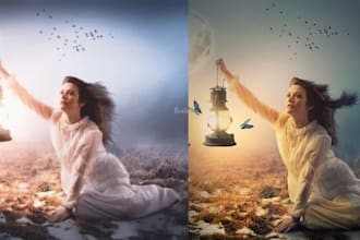 do professional photo manipulation, photo editing, retouching photoshop editing