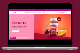 design private label shopify store, nutraceutical supplement website