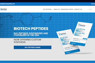 peptide website peptide store supplement website peptide nutraceutical website