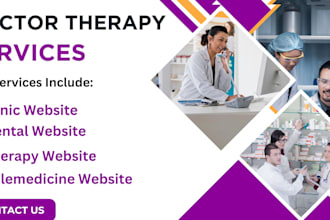 therapy website, healthcare website, medical website, life coach website