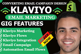setup shopify klaviyo email marketing klaviyo email flows design email campaign