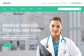 design healthcare staffing agency website, healthcare agency, home care website