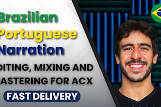 provide portuguese narration for audible in acx standards