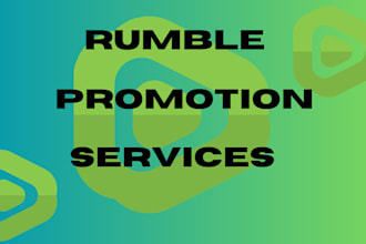 do super quick organic rumble video promotion