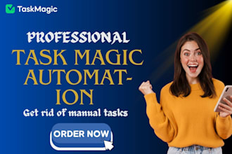 set up taskmagic,automation airtable,make com, and workflow solutions in 6 hours