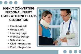 generate personal injury leads personal injury website attorney leads generation