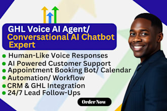 setup gohighlevel ai voice agent, ai appointment booking bot, ghl ai chatbot