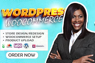 build wordpress woocommerce setup bookly amelia elementor pro printful printify
