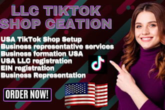 create USA llc tiktok shop registration for your business tiktok seller center