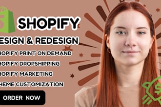 redesign shopify store design shopify dropshipping printful shopify marketing