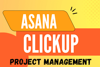 automate and set up asana, clickup make com CRM project management