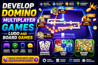 develop domino multiplayer games ludo and board games