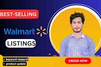lists products on walmart marketplace and optimize them