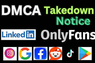 takedown remove defamatory harassing false post from social media by dmca law