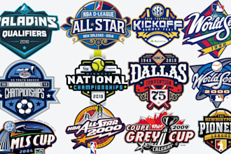 do custom mlb, parody, world series, and all star games logo with your name