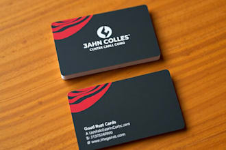 do creative and unique business card for your job