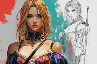 draw realistic portraits, anime, or dnd characters