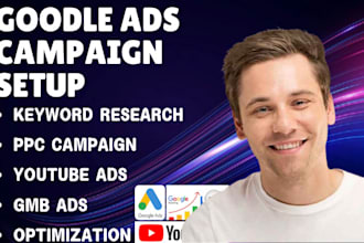 setup manage google ads campaign ppc youtube verification campaigns expert