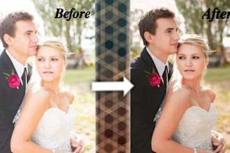 do headshot, lightroom editing and natural beauty retouch