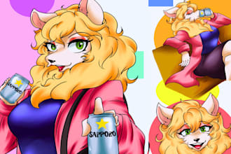 draw furry 2d model, yaoi, gore, bara style, furry nsfw fanart, anime couple