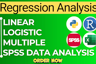do business statistics data analysis regression analysis and spss data analysis
