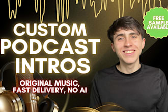 create original podcast jingles, intros, and theme songs