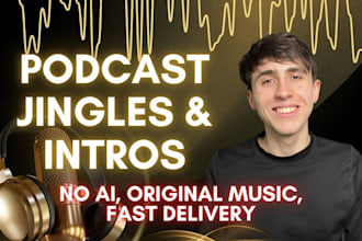 create original podcast jingles, intros, and theme songs