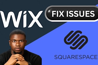 fix wix fix squarespace fix wix issues fix squarespace issue revamp wix website