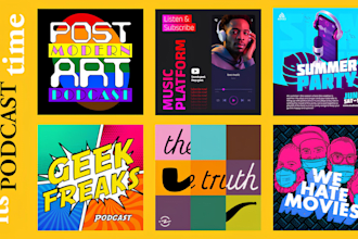 do podcast artwork, podcast design, podcast cover art