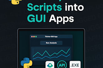 build python script and convert it into a user friendly gui app