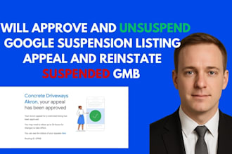 approve and unsuspend google business listing suspension reinstate gmb appeal