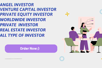 find angel, venture capital, seed, private investors leads